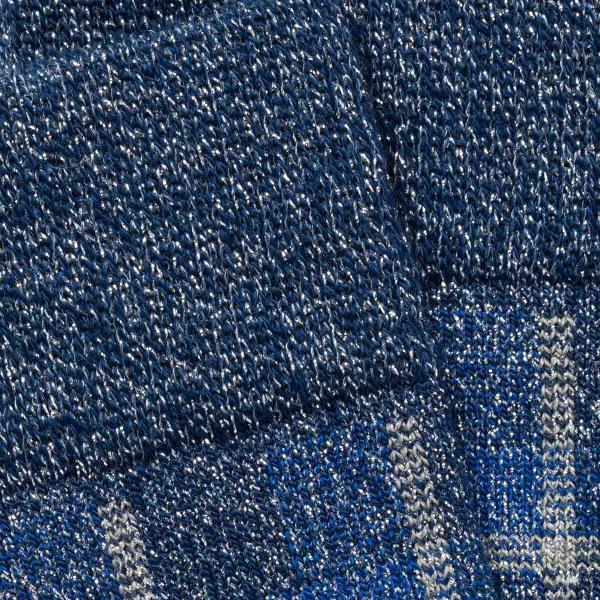 Detailansicht Strickmuster Socken Kim Indigo