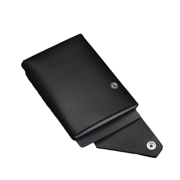 Lemur Design Travel Wallet Black in Black, Coins