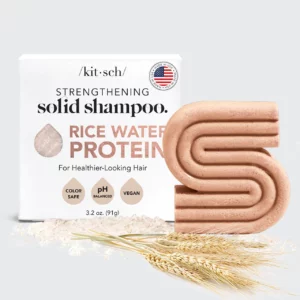 Reiswasser Protein Shampoo Bar von Kitsch